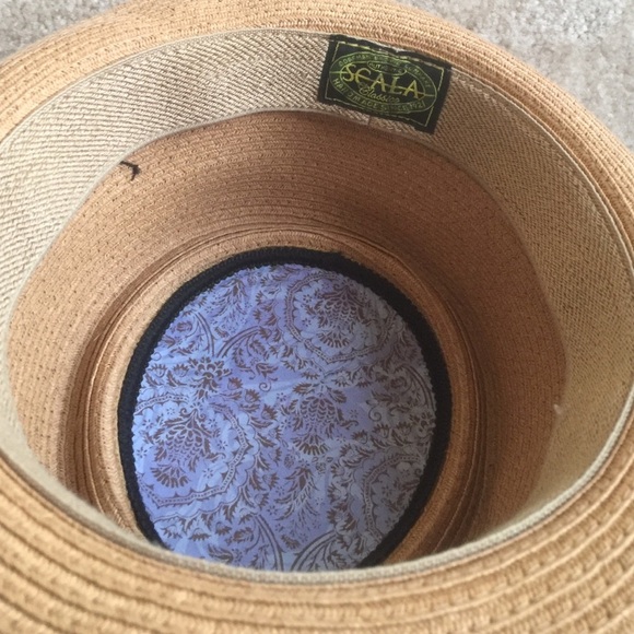 SCALA straw bucket hat